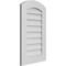 Ekena Millwork Arch Top Surface Mount PVC Gable Vent: Functional, w/ 3-1/2"W x 1"P Standard Frame, 18"W x 30"H GVPAR18X3001SF - alternate 5
